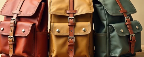 Sacs à dos vegan vintage